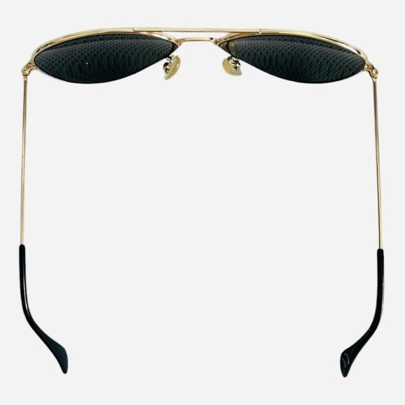 Vintage RAY-BAN Gold Metal Frame Sunglasses Glass Sunglasses Aviators Sunglasses - Picture 7 of 8